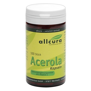 Produktabbildung: Acerola von Allcura - 100 Kapseln - Produktfoto