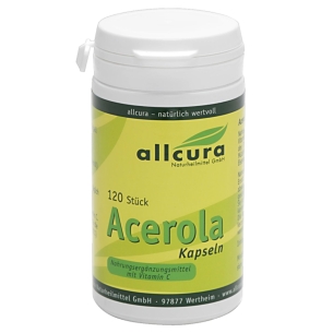Produktabbildung: Acerola von Allcura - 120 Kapseln - Produktfoto