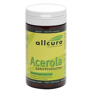 Produktabbildung: Acerola Lutschtabletten von Allcura - 115 Stck. - Produktfoto