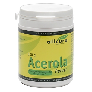 Produktabbildung: Acerola Pulver von Allcura - 100g - Produktfoto