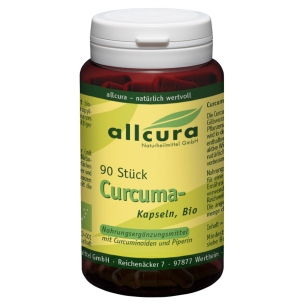 Produktabbildung: Curcuma von Allcura - 90 Kapseln - Produktfoto