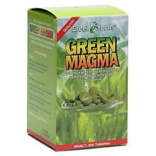 Produktabbildung: Green Magma von allcura - 320 Tabletten - Produktfoto