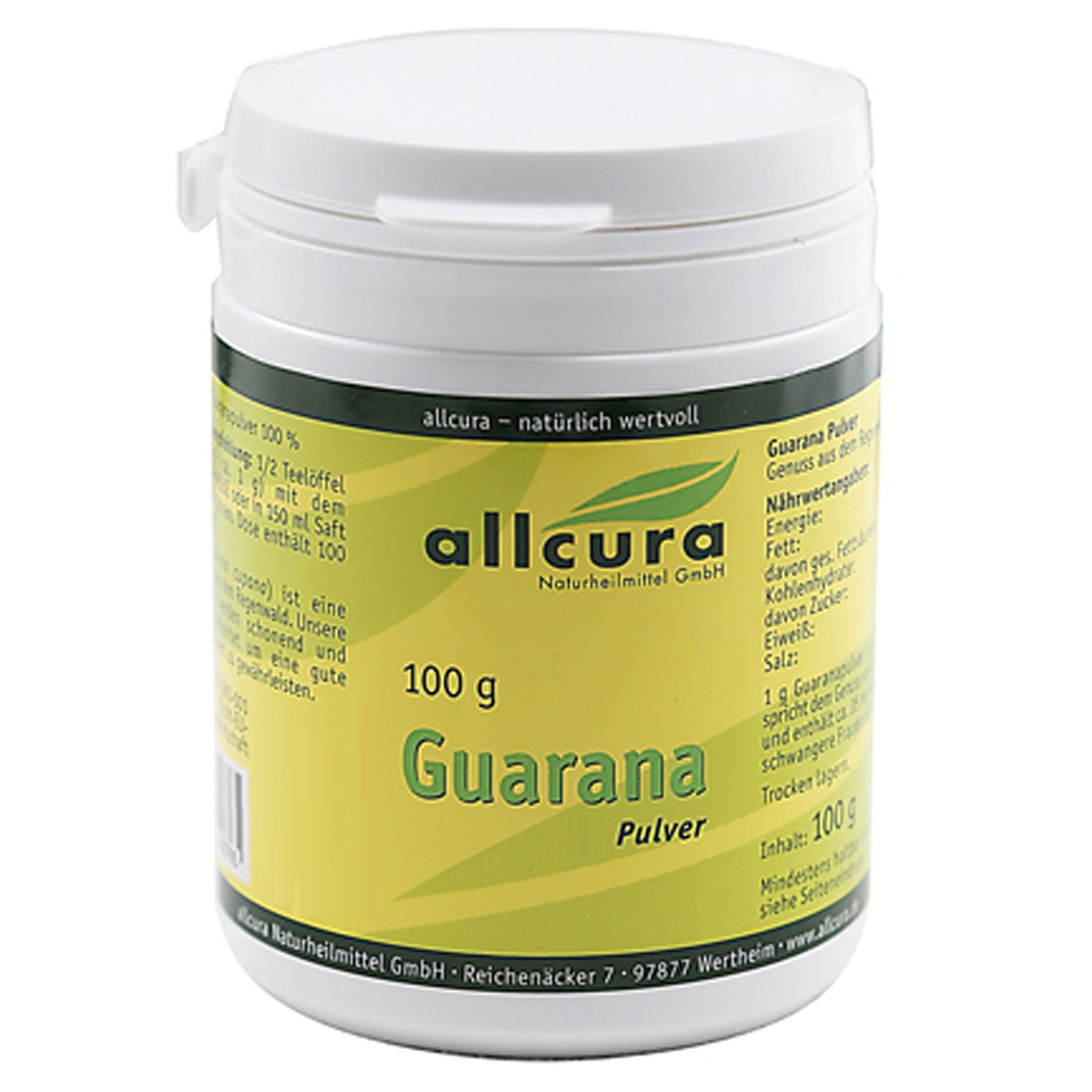 Guarana Pulver von Allcura - 100g 