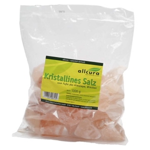 Produktabbildung: Kristallines Salz - Brocken vom Fuße des Himalaya 1 kg - Produktfoto