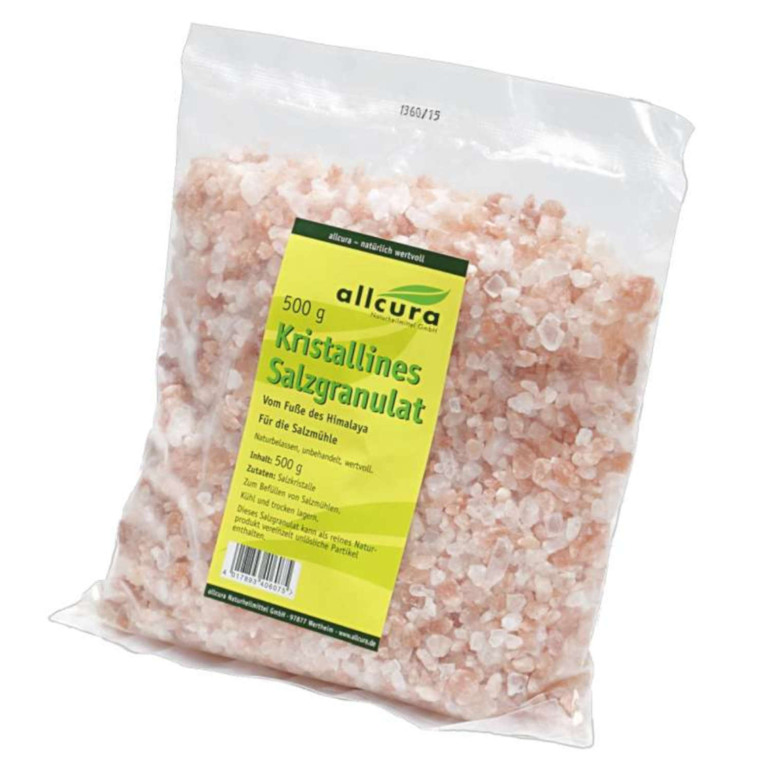 Kristallines Salz für Salzmühle vom Fuße des Himalaya - 500 g