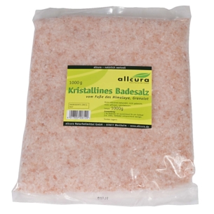 Produktabbildung: Kristallines Salz vom Fuße des Himalaya Badesalz - 1 kg - Produktfoto