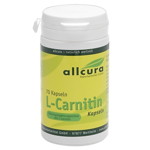 Produktabbildung: L-Carnitin von Allcura - 70 Kapseln - Produktfoto