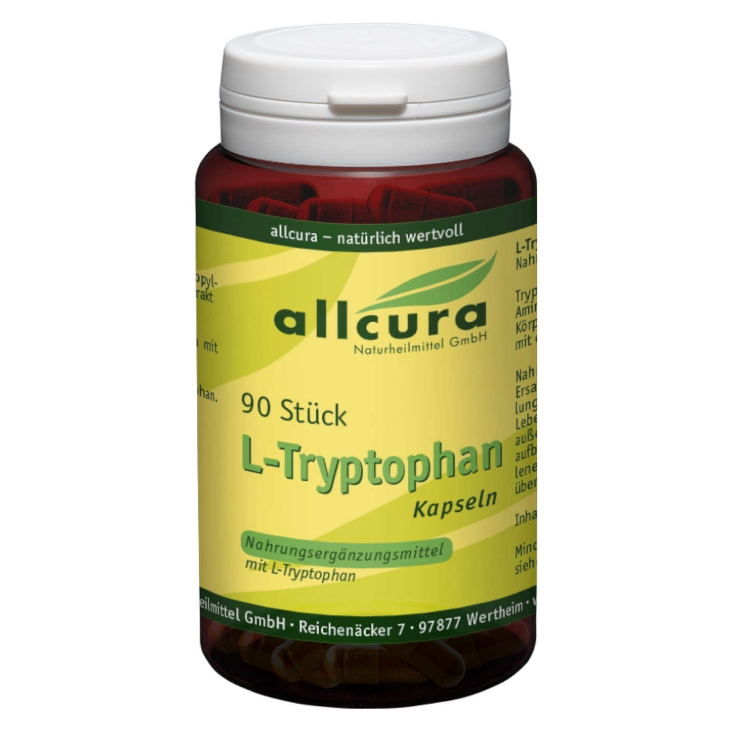L-Tryptophan von Allcura - 90 Kapseln