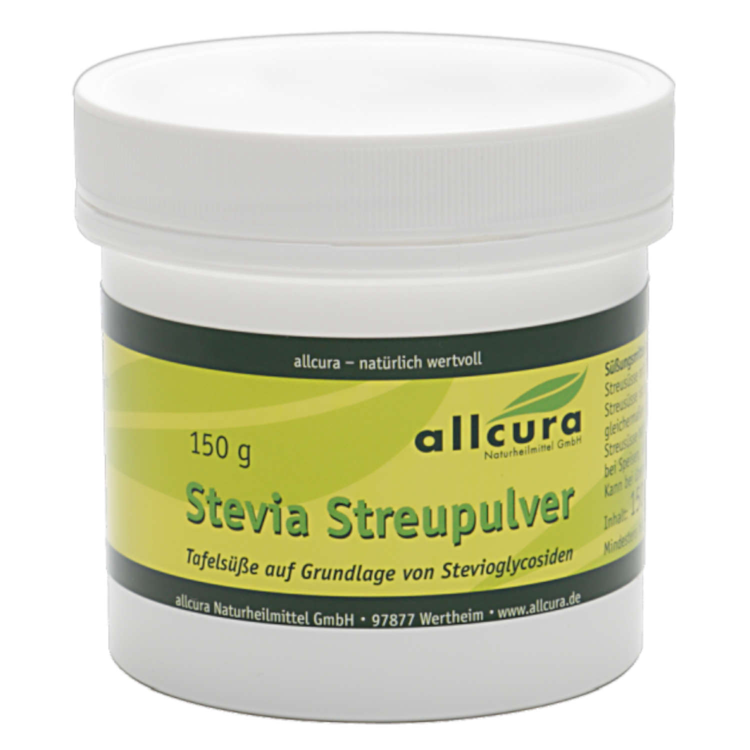 Stevia Streupulver von Allcura - 150g