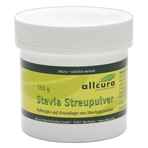 Produktabbildung: Stevia Streupulver von Allcura - 150g - Produktfoto