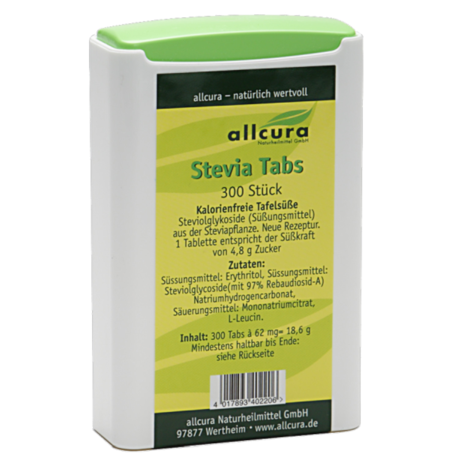 Stevia Tabs von allcura - 300 Stück