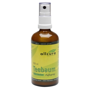 Produktabbildung: Teebaum-Fußspray von Allcura - 100ml - Produktfoto