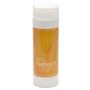 Produktabbildung: Teebaum-Shampoo und Duschgel von Allcura - 200ml - Produktfoto