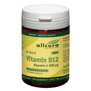 Produktabbildung: Vitamin B12 von Allcura - 60 KPS - Produktfoto