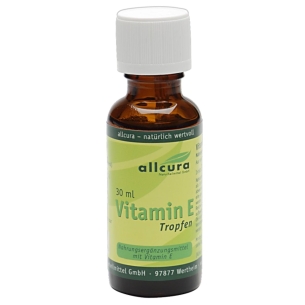 Produktabbildung: Vitamin E Tropfen von Allcura - 30ml - Produktfoto