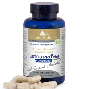 Produktabbildung: Testos PRO viril masculine professional von Biotikon - 120 Kapseln - Produktfoto
