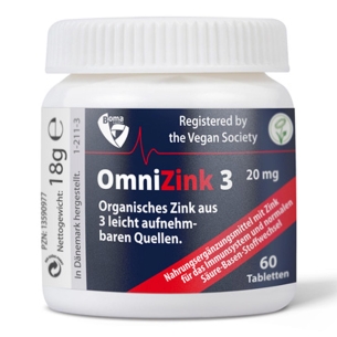 Produktabbildung: OmniZink 3 von Boma Lecithin GmbH - 60 Tabletten - Produktfoto