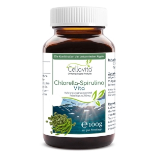 Produktabbildung: Chlorella Spirulina 100 g von Cellavita - Produktfoto