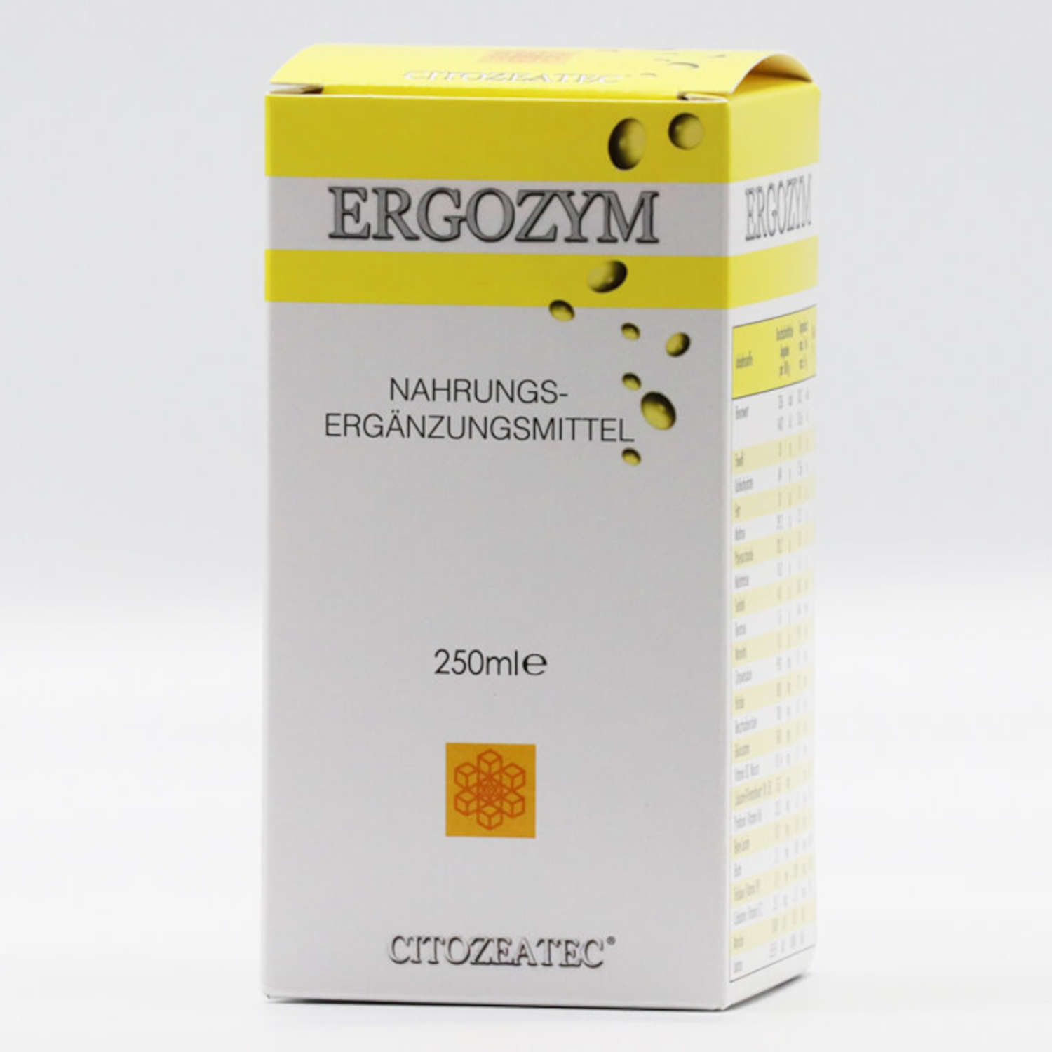 Citozeatec Ergozym - Etikett Vorderseite