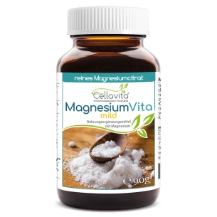 Produktabbildung: Magnesiumcitrat Vita mild 120g Pulver von Cellavita - Produktfoto