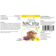 NAC Vita von Cellavita - 150 Kapseln - Etikett
