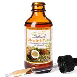 Produktabbildung: Vitamin K2 hochdosiert 100µg 50ml von Cellavita - Produktfoto