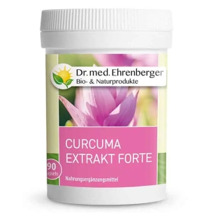 Produktabbildung: Dr. Ehrenberger Curcuma Extrakt Forte - 90 Kapseln - Produktfoto