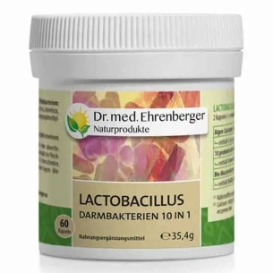 Produktabbildung: Lactobacillus von Dr. Ehrenberger - 60 Kapseln - Produktfoto