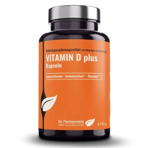 Produktabbildung: Vitamin D Plus von Dr. Fleckenstein - 120 Kapseln - Produktfoto
