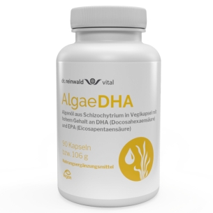Produktabbildung: AlgaeDHA von Dr. Rheinwald - 90 Kapseln - Produktfoto