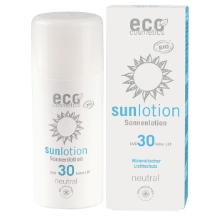 Produktabbildung: eco-cosmetics Sonnenlotion Neutral LSF 30, 100 ml - ohne Parfum - Produktfoto