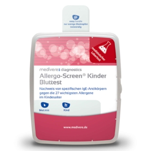 Produktabbildung: Allergo-Screen® Kinder Bluttest von medivere - Produktfoto