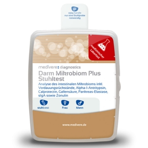 Produktabbildung: Darm-Mikrobiom Plus Stuhltest von medivere - Produktfoto