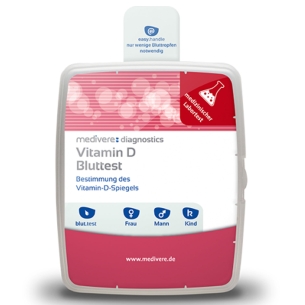 Produktabbildung: medivere Vitamin D Bluttest - Produktfoto
