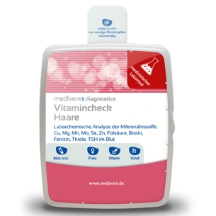 Produktabbildung: Vitamincheck Haare von Medivere - Produktfoto