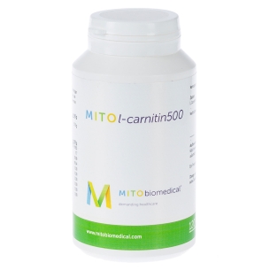 Produktabbildung: MITO L-Carnitin 500 von Mitobiomedical - 120 Kapseln - Produktfoto