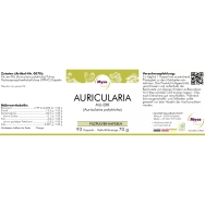 Auricularia von Mycovital - Label