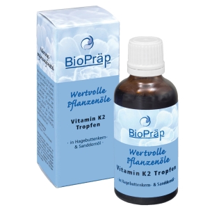 Produktabbildung: Vitamin K2 Wertvolle Pflanzenöle von Biopräp - 50ml - Produktfoto