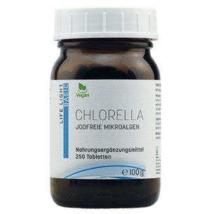 Produktabbildung: Chlorella Mikroalgen Tabletten von Life Light - 250 Tabletten - Produktfoto