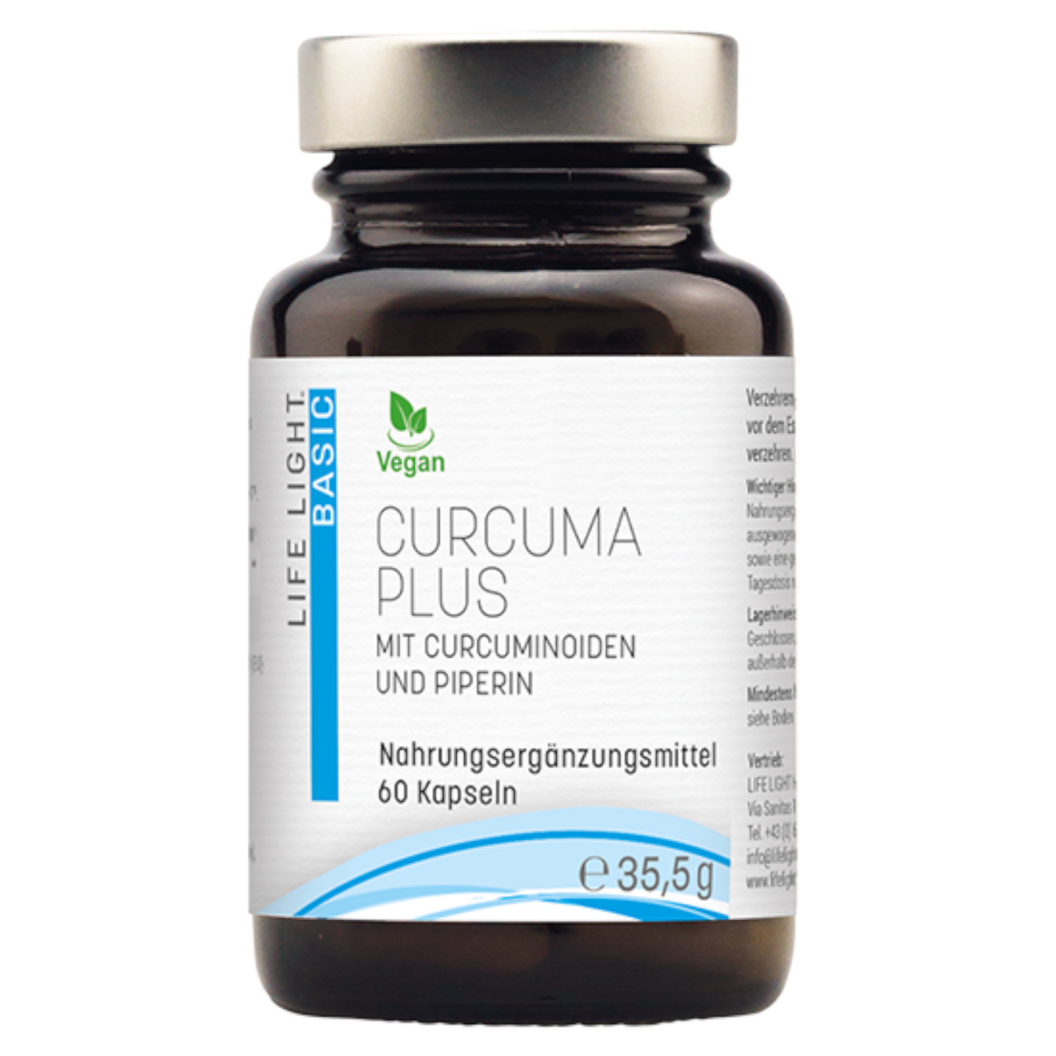 Curcuma Plus von Life Light - 60 Kapseln