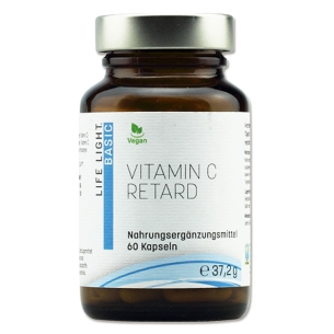 Produktabbildung: Vitamin C retard von Life Light - 60 Kapseln - Produktfoto