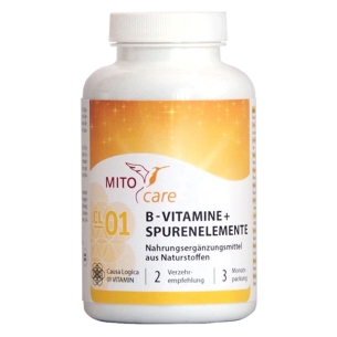 Produktabbildung: MITOcare® B-VITAMINE + Spurenelemente - 180 Kapseln - Produktfoto