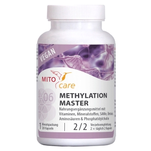 Produktabbildung: Methylation Master von MITOCare - 120 Kapseln - Produktfoto