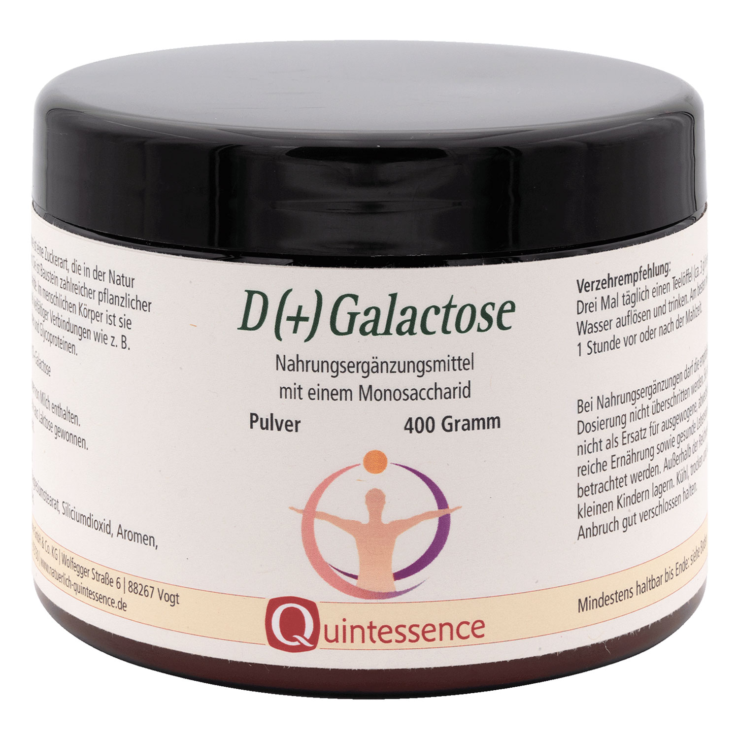 D-Galactose von Quintessence Naturprodukte - 400g