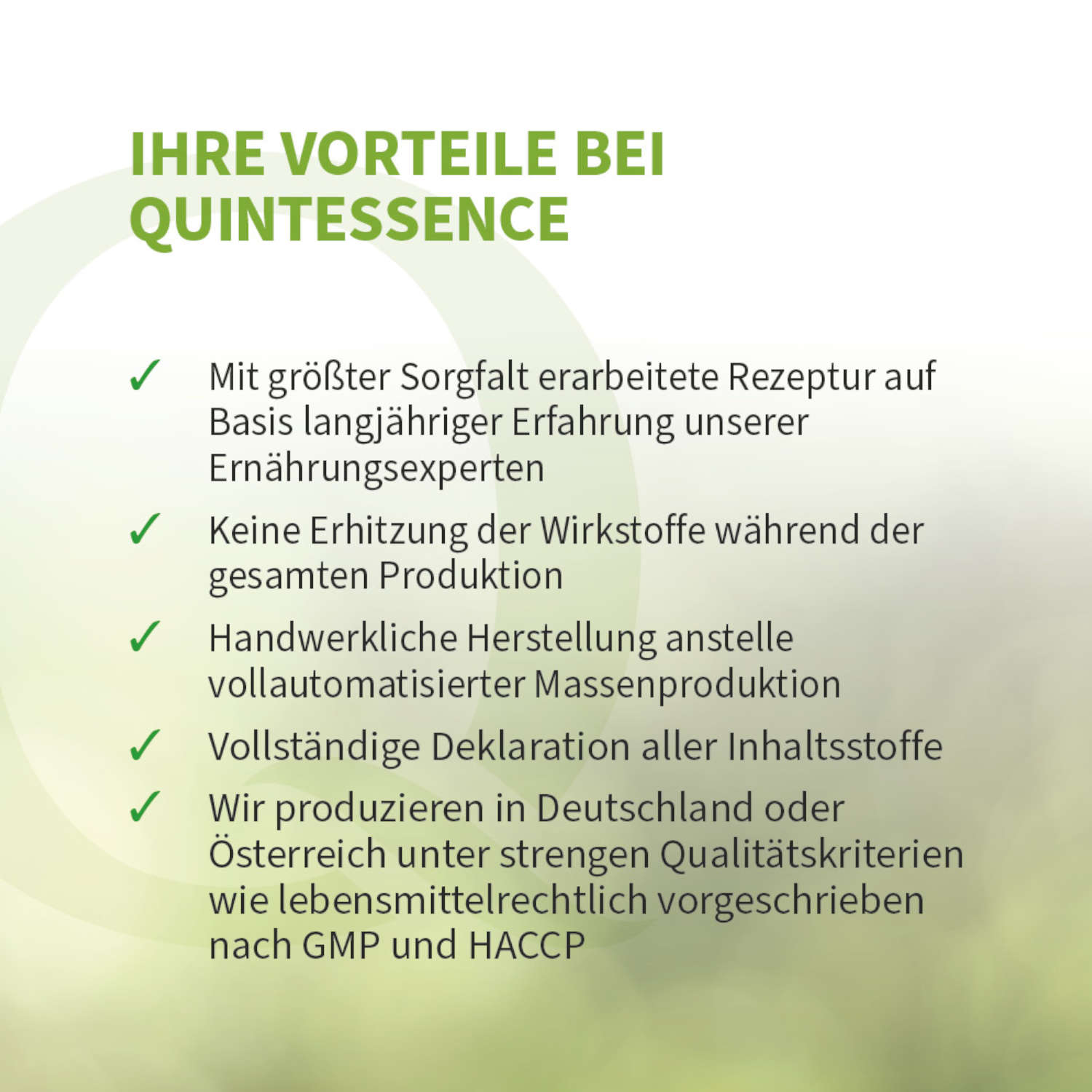 Magnesium mit Kräutern von Quintessence Naturprodukte - Alleinstellungsmerkmale