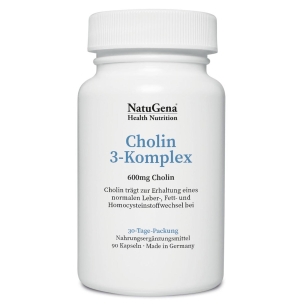 Produktabbildung: Cholin-3-Komplex von NatuGena - 90 Kapseln - Produktfoto