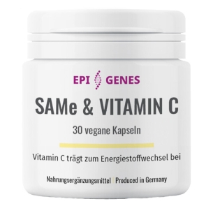Produktabbildung: SAMe & Vitamin C von Epi Genes - 30 Kapseln - Produktfoto