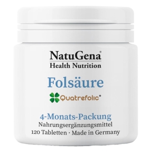 Produktabbildung: Folsäure von NatuGena - 120 Tabletten - Produktfoto