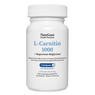 Produktabbildung: L-Carnitin 1000 von NatuGena - 120 Kapseln - Produktfoto