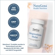 Magnesium Malat von NatuGena - Zertifizierungen